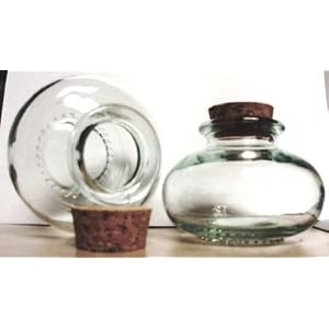 Click to buy Kitchen Spice Rack: Cork Top Spice Jars From Europe from Amazon!