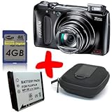 eHome-Bundle: Fuji F500EXR Digitalkamera 4 GB + Akku + Tasche (Fujifilm Finepix F500EXR, 16MP, 24mm-Weitwinkel-15fach optisches Zoomobjektiv, 3 Zoll LCD)