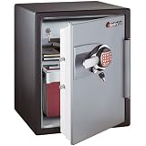 Fireproof and Water Resistant Safe - 2.0 Cu. Ft. (Black/Grey) (23.75H x 18.59W x 14.87D)