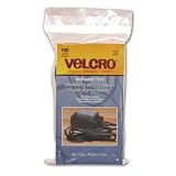 Velcro Reusable Self-Gripping Cable Ties, 0.5 Inches x 8 Inches Long, Black, 100 Ties per Pack (91140) ~ Velcro