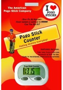ZOOM Pogo Stick in BLACK, Includes Digital Pogo Stick Jump Counter