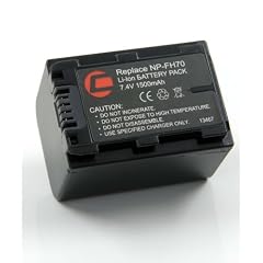 Lithium-Ionen AKKU inkl. Tasche, ersetzt SONY NP-FH70, passend f�r DCR-HC46 HC47 HC48 HC32 HC36 HC37 SR52 SR60 SR62
