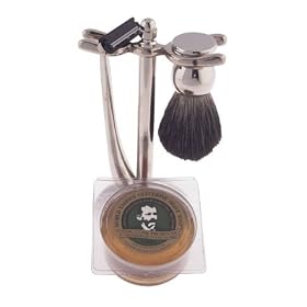 Colonel Ichabod Conk 4pc Chrome Shave Set