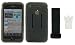 Apple iPhone 3G Smoke Silicone Skin Case Cover Kit with Screen Protector - Belt Clip and Armband (Not Compatible wth 1st Generation iPhone)