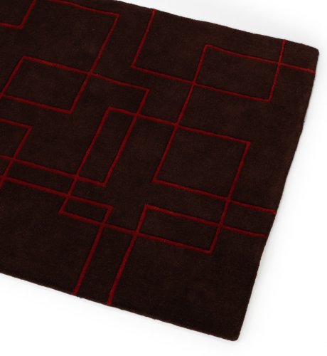 Medium Pure Wool Cube Print Rug