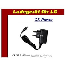 GiXa Technology Netzteil V8 USB Micro Stecker Ersatz Ladeger�t Ladekabel Reiselader Netzkabel Netzger�t Lader Stecklader Travelcharger f�r LG AX155 / AX300 / AX500 Swift / AX585 Rhythm / AX830 GLIMMER / AX9100 / CT810 Incite / Chocolate 3 / LG830 Spyder / LX400 / LX600 Lotus / UX300 / UX585 / UX830 / UX9100 / VX5500 / VX8360 / VX8560 / VX8610 Decoy / VX9100 ENV2 / VX9700 Dare /BL20 / BL40 /�C300 Town /�C320 inTouch Lady /�E720 OPTIMUS CHIC /�E900 OPTIMUS 7 /�GD510 Pop /�GD550 /�GD880 /�GD900 /�GM360 Viewty Snap /�GM750 /�GS101 /�GS290 /�GS500 /�GT350 /�GT400 /�GT500 /�GT505 /�GT540 Optimus /�GW300 /�GW520 /�GW620 /�KS360 GT360 /�P350 Optimus Me /�P500 Optimus One /�P920 Optimus 3D /�P970 Optimus Black /�P990 Optimus 2X / Optimus Speed /�T300 Cookie /�T310 Wink Style / Cookie Style /�T320 Wink 3G / Cookie 3G