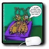 Londons Times Funny Bugs and Slugs Cartoons - Insect Relationship Problems - Mouse Pads