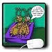 Londons Times Funny Bugs and Slugs Cartoons - Insect Relationship Problems - Mouse Pads