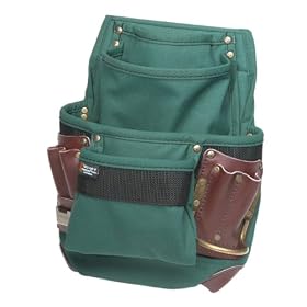 Custom Leathercraft 5925 10-Pocket Nail and Tool Bag by Custom Leather Craft
