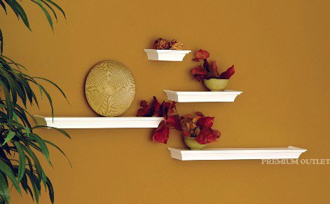 4 PC LEDGE SET - WHITE