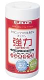 ELECOM 強力タイプウェットクリーニングティッシュ60枚入り WC-JU60N