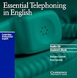 Cover of Essential Telephoning in English Audio CD by Barbara Garside Tony Garside 0521783917