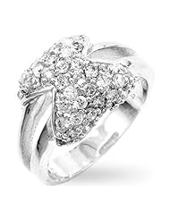 Pave Bowtie Fashion Ring
