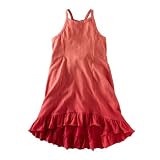 Tea Collection Girls 2-6X Flowy Dip Dye Dress, Coral Pink, 7