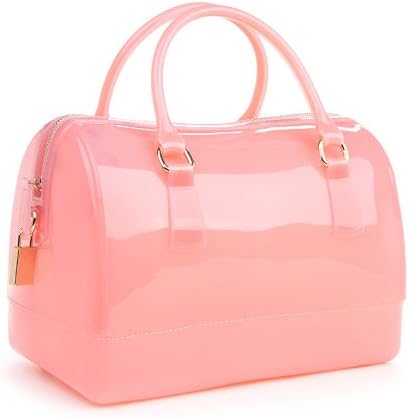 Hoxis Summer Glamorous Doctors Style Satchel Candy Hand Bag(PINK)