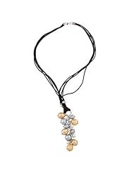 Sterling Silver Multicolor Fresh Water Cultured Pearl Necklace