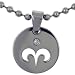 Aries Zodiac Stainless Steel Necklaces Pendant Fathers Day Gifts
