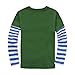 Coralup Little Boys Applique Dinosaur T-shirt(Green,18M-6T)