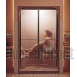 KOHLER K-9809-L-SH Sonata Glassworks Bypass Shower Steam Door, Bright Silver