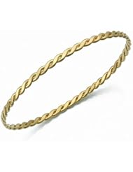 3.5mm Classic Eternity Womens Gold Bangle