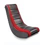 Ace Bayou Adult Video Rocker, Black W/Red Mesh Racing Stripe 1 Pk