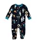 Hatley Infant Footed Coverall - Aliens, Midnight, 6-12 months
