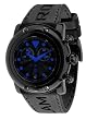 Glam Rock Women's GR61117 Miami Beach Chronograph Black Dial Black Silicone Watch