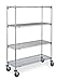 Adjustable Shelf Wire Cart, 24 In. W
