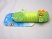 Petstages Just For Fun No Stuffing Plush Big Squeak Gator for Large Dogs