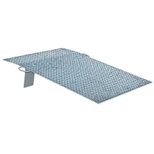 Vestil AH-3636 Hand Truck Dockplate, Aluminum, 700 lbs Capacity, 36" Length x 36" Width x 5/16" Thick