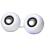 SANWA SUPPLY マルチメディアスピーカー(ホワイト) MM-SPS1WHの画像