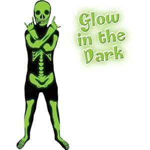 Glow Skeleton Morphsuit Kids Costume