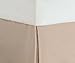 Divatex 200-Thread Count King Bed Skirt/Dust Ruffles, Tan