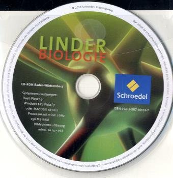 Schroedel LINDER Biologie SII, Ausgabe 2010 Baden-W&uuml;rttemberg : 1 CD-ROM F&uuml;r Windows XP/Vista/7 oder MAC OS X ab 10.1
