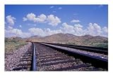 Railroad Tracks, AZ Photographic Poster Print by Len Delessio, 24x18