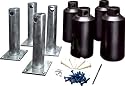 Ashley Arbors Set of 4 Pergola Surface Mounting Kit