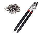 Straight Nose Pliers & Hog Rings Upholstery Kit