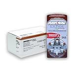 60 Rayovac Extra Mercury Free Hearing Aid Batteries Size: 312
