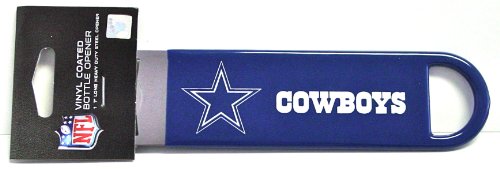 Dallas Cowboys NFL Longneck Bottle Opener, Heavy Duty, Vinyl Coated