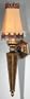 Fine Art Lamps Staunton 336550 Small 1-LT 60w (27"H x 6"W) Sconce Lighting in Umber