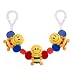 Pram String Chain Rattle Toy *Ideal accessory for buggies, cots and prams (Universal Size) *BEES*