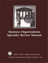 Business Organization Specialty Review Manual