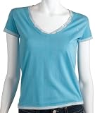 2B Real Womens V-Neck Solid Tee