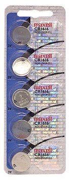 Maxell CR1616 Lithium Coin Cell (5 Pack)