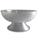 Cambro PPB18 - Camwear Pedestal Punch Bowl, Pebbled, 18 in Dia., 20.2 Qt., Polycarbonate