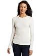 Three Dots Women's 1x1 Lite Crewneck Tee