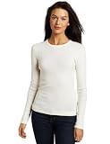 Three Dots Women's 1x1 Lite Crewneck Tee