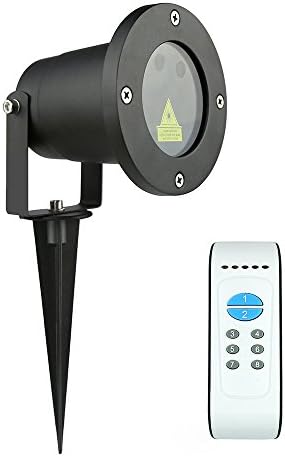 Outdoor Landscape Waterproof Aluminum Laser Lights, Red &amp; Green Spotlights Star Projector for Christmas Holiday Party Wedding and Garden/Yard/Patio/Lawn Decoration with Wireless Remote Control