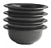 Kitchen & Housewares : Zak Designs Studio Lilli Black 8-Piece Set Accessory Set, Service for 4