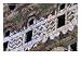 Detail of Building in Village of Al-Hajjara, Al-Mahwit Governorate, Yemen Photographic Poster Print by Chris Mellor, 16x12